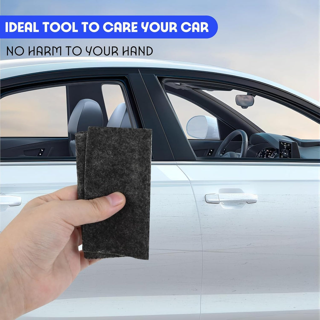 6 Piezas Paño Nano Brillante Multifuncional, Cuadrado Mágico Reparar Arañazos, Rectángulo Magic Cloth Reparar Rayones, Quita Ralladuras Coche Para Auto Mantenimiento